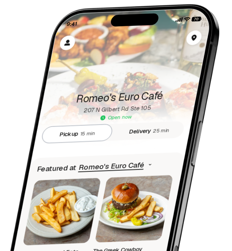 Romeo's Euro Café app preview